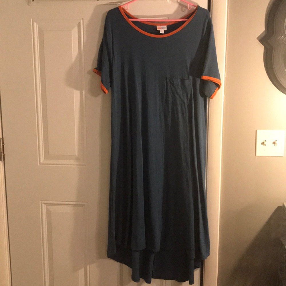 Orange and Blue Lularoe Carly